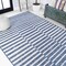Jonathan Y Sukie Modern Offset Stripe Blue/Ivory 3 ft. x 5 ft. Indoor/Outdoor Area Rug SMB133D-3 - alternate 8