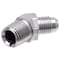 Gates MALE JIC 37 FLARE TO MALE PIPE NPTF - 45 SAE TO SAE G60497-2016 - alternate 1