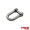 Extreme Max 3006.8393.2 BoatTector Stainless Steel D Shackle with No-Snag Pin - 1/4", 2-Pack 3006.8393.2 - alternate 5
