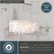 Vaxcel Elsa 5L Nickel Coastal Capiz Shell Linear Chandelier Island Pendant Light Fixture P0240 - alternate 6