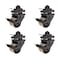 Mytee Products 8in ISO Shipping Container Double Caster Wheels with Brakes 11000 lbs WLL, 4PK CTL-CasterDBL-5Tx4 - alternate 9