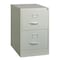 Hirsh 18" W 2 Drawer Vertical File Cabinet, Light Gray, Legal 14420 - alternate 1