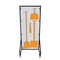 5S Supplies Housekeeping Shadow Board Broom Station V16, Gray / Orange, BO + Stand, No Text HSB-V16-GRAY/ORANGE-BO-STAND-NO TEXT - alternate 1