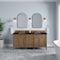 James Martin Vanities Brittany 72" Double Vanity, Pecan w/ 3 CM Phantome Eclos Top 655-V72-PCN-3PHT - alternate 9