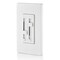 Leviton SureSlide Ceiling Fan Control and Dimmer Switch for LED, Halogen and Incandescent Bulbs - White 66DF-10W - alternate 7