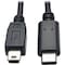 Tripp Lite USB 2.0 Cable, Hi-Speed, Mini B-C, M/M, 6ft U040-006-MINI - alternate 1