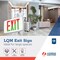 Lithonia Lighting LQM Switch Hardwired LED White Exit Sign 2889RX - alternate 19