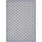 Homeroots 8' X 11' Blue And Gray Geometric Indoor Outdoor Area Rug 546857 - alternate 9