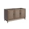 James Martin Vanities Vanity, without top, Whitewashed Walnut, 59.9 in W x 23.5 in D,  620-V60D-M-WW - alternate 1