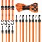 Black & Decker B+D 17Pc Tie Down Kit With Tow Rope/Cambuckle Straps/Premium Flat Bungees BDX1017 - alternate 1