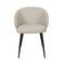 Manhattan Comfort Looma Metal Vegan Leather Side Chair in Stone Gray - Set of 2 DC1530-1 - alternate 9