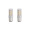 Bulbrite 35-Watt Equivalent T4 Dimmable Double-Contact Bayonet LED Light Bulb Warm White Light, 2PK 861541 - alternate 1