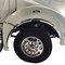 Ilc KENWORTH T880S YEAR 2019 STAINLESS STEEL FRONT SPLIT FENDER OUTER FENDERETTE W SET FORWARD AXLE KW T880S 2019 SS FRONT SPLIT FENDER OUTER FENDERET - alternate 1