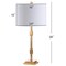 Jonathan Y Windsor 29" Metal LED Table Lamp, Gold Leaf JYL3037A - alternate 7