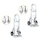 Mytee Products Aluminum Hand Truck Dolly w/ P Handle and 10in Caster Wheels 600lbs Capacity, 2PK HT-AL-201x2 - alternate 1
