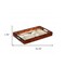 Homeroots World Map Vintage Burlwood Serving Tray 401789 - alternate 5