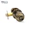 Ecs Hardware Durable Combo Lockset w/ Single Knob & Deadbolt, Entrance, Antique Bronze, Grade 3 KW1 ECSH-3607-AB-KW1 - alternate 6