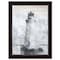 Homeroots Lighthouse 3 Black Framed Print Wall Art 406713 - alternate 1