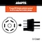Curt Electrical Adapter, Includes: 4-Way Flat, 4-Way Round, 5-Way Flat, 6-Way Round, 7-Way RV Blades 57241 - alternate 6