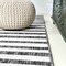 Jonathan Y Sukie Modern Offset Stripe Black/Ivory 4 ft. x 6 ft. Indoor/Outdoor Area Rug SMB133F-4 - alternate 7
