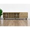 Homeroots 71in Natural Wood Enclosed and Open Storage TV Stand 478334 - alternate 4