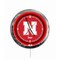 Holland Bar Stool University of Nebraska 16 LED Wall Clock ClkL16 - alternate 1