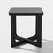 Homeroots 24" Black Solid Wood Square End Table 564935 - alternate 5