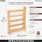 Rev-A-Shelf Maple Wood; Steel, Natural Maple, 6 in W, 25.5 in H, 21.63 in D 448-BCSC-5C - alternate 4