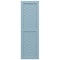 Ekena Millwork True Fit PVC Two Panel Chevron Modern Style Fixed Mount Shutters, Peaceful Blue, 12W x 33H, PR TFP101CV12X033SB - alternate 15