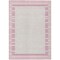 Homeroots 10' X 14' Pink And Ivory Striped Washable Indoor Outdoor Area Rug 610497 - alternate 9