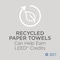 Georgia-Pacific Pacific Blue Select Hardwound Paper Towels, 1 Ply, Continuous Roll Sheets, 1000 ft, White, 6 PK 26100 - alternate 20