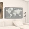 Homeroots Minimalist World Map Unframed Print Wall Art 399047 - alternate 4