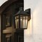 Vaxcel Garfield Park Black Outdoor Wall Sconce Light Aluminum Clear Seeded Glass T0814 - alternate 8