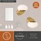 Vaxcel Sloane 1 Light LED Gold Satin Brass Mid-Century Modern Wall Sconce Fixture with White Glass Globe W0432 - alternate 10