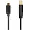Monoprice Select USB 3.0 Type-C to Type-B Cable_ 1.5ft_ Black 38612 - alternate 1