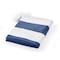 Homeroots 50" X 60" Blue and White Cotton Woven Striped Throw Blanket with Tassels 516596 - alternate 8