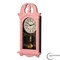 Clockswise 20in Plastic Grandfather Wood-Grain Finish Wall Clock with Battery-Operated Swinging Pendulum, Pink QI004819-20.PK - alternate 8
