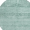 Homeroots 8' Aqua And Teal Blue Round Medallion Washable Indoor Outdoor Area Rug 616090 - alternate 8