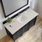 James Martin Vanities Brittany 60" Single Vanity, Black Onyx, w/ 3 CM Siberian Silestone Top w/FreePower Wireless Charger 650-V60S-BKO-FSFR - alternate 8