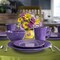 Elama Lilac Fields 16-Piece Dinnerware Set ELM-LILAC-FIELDS - alternate 8