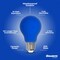 Bulbrite 25-Watt Equivalent Ceramic Blue Color A19 Weatherproof Outdoor E26 Medium BaseLED Light Bulb, 10PK 862316 - alternate 4