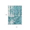 Homeroots 10' X 14' Teal Blue And Ivory Abstract Washable Indoor Outdoor Area Rug 613379 - alternate 9