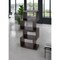 Homeroots 48" Dark Brown Wood Three Tier Bookcase 389559 - alternate 8