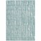 Homeroots 5' X 8' Teal Blue And Ivory Abstract Washable Indoor Outdoor Area Rug 588517 - alternate 9