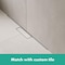 Hansgrohe MinimalistiComplete Set 2", 31 1/2" Trim and Installation Set in Brushed Stainless Steel 56220001 - alternate 6