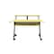 Homeroots 47" Yellow and Black Computer Desk 491457 - alternate 1