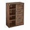 Homeroots 43" Walnut Distressed Wood Three Drawers Filing Cabinet 568320 - alternate 9
