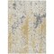 Homeroots 5' X 8' Gold And Ivory Abstract Washable Indoor Outdoor Area Rug 612612 - alternate 9