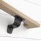 National Hardware 3'' Matte Black Cooper Handrail Bracket N830-519 - alternate 2