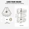 Vevor Manual Honey Extractor Beekeeping Equipment 3 Frames Stainless Steel SD-3 - alternate 8